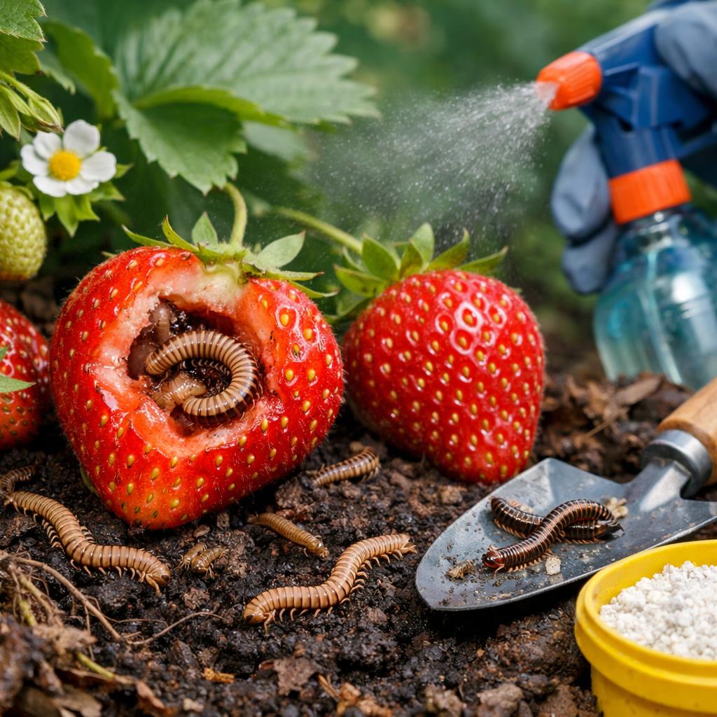 Как бороться с червями на клубнике