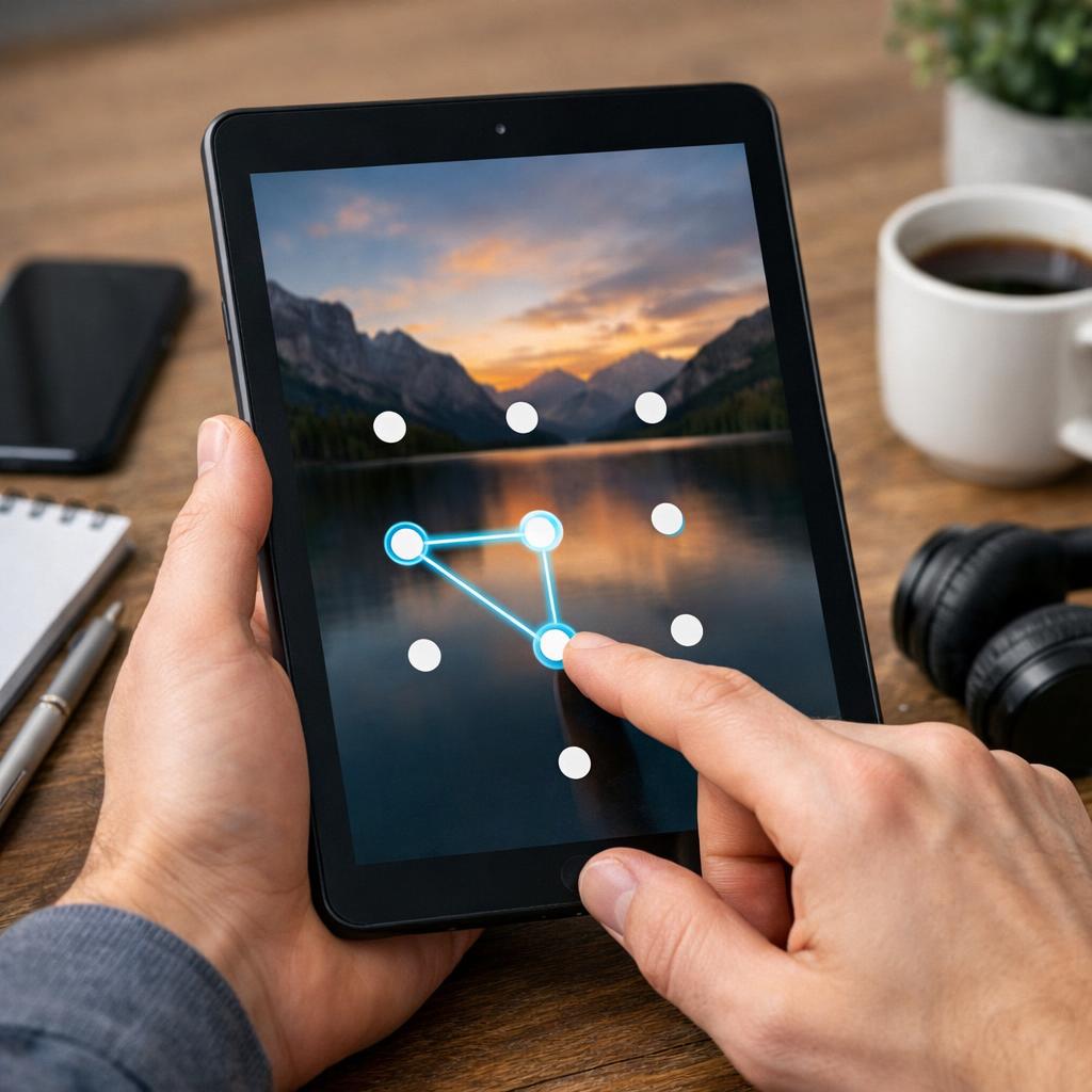 Как разблокировать графический ключ на планшете