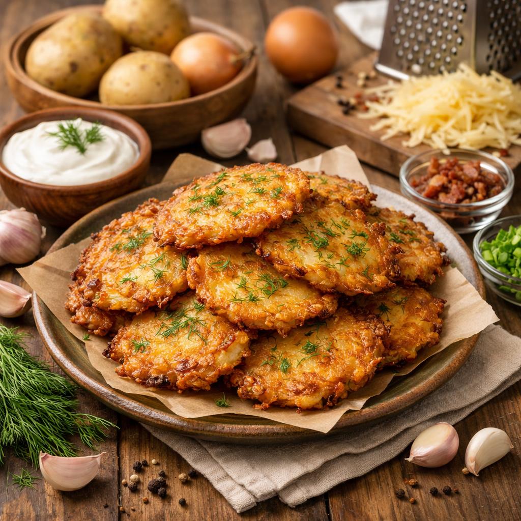 Вкусный и простой рецепт картофельных драников Вкусный и простой рецепт картофельных драников