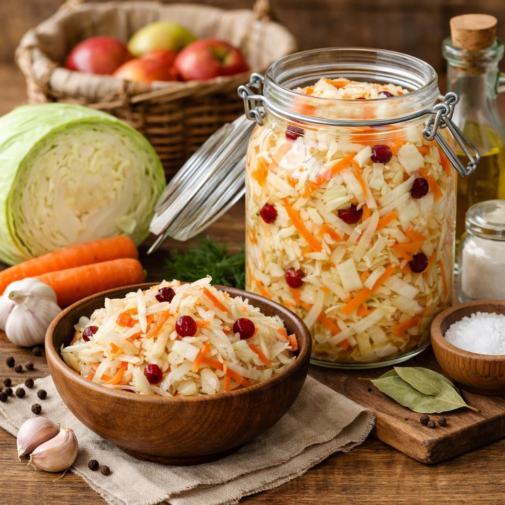 Быстрая квашеная капуста