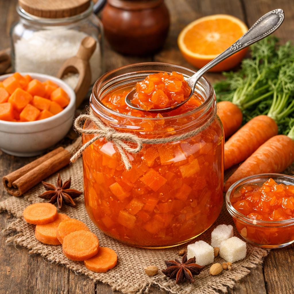 Как приготовить морковное варенье