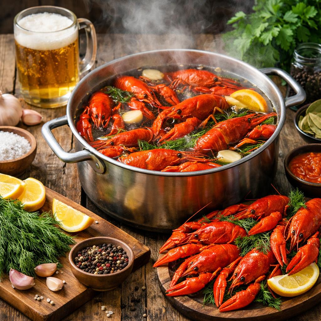 Как вкусно сварить раков Как вкусно сварить раков