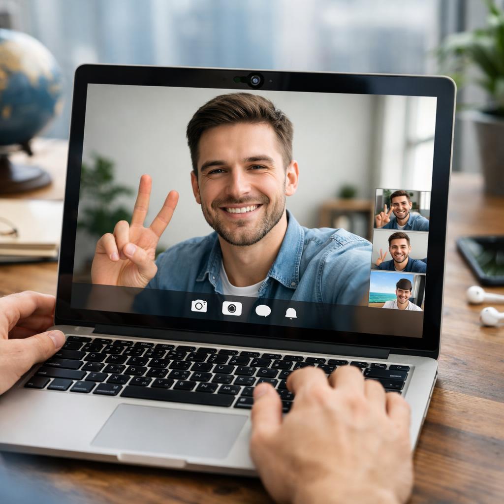 Веб-камера ноутбука может использоваться для создания фотографий Веб-камера ноутбука может использоваться для создания фотографий