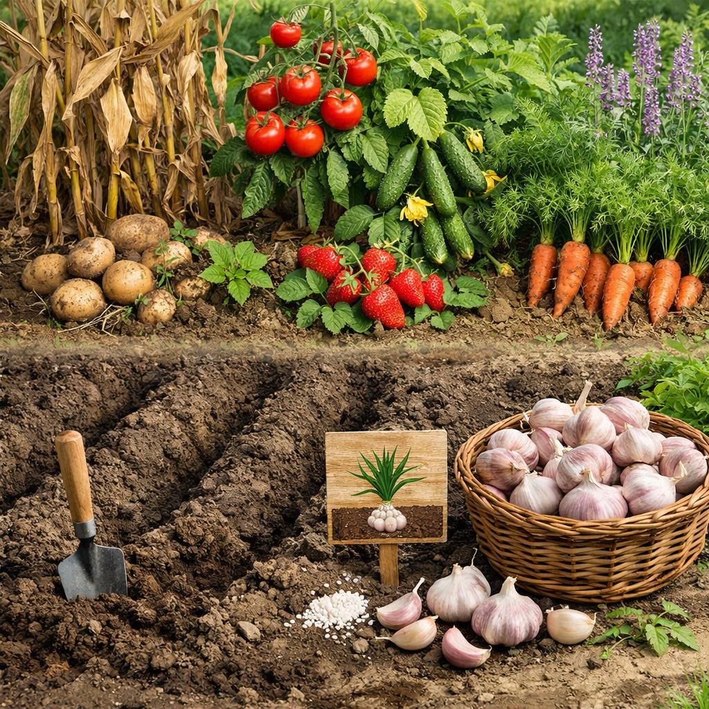 После чего нельзя сажать чеснок под зиму