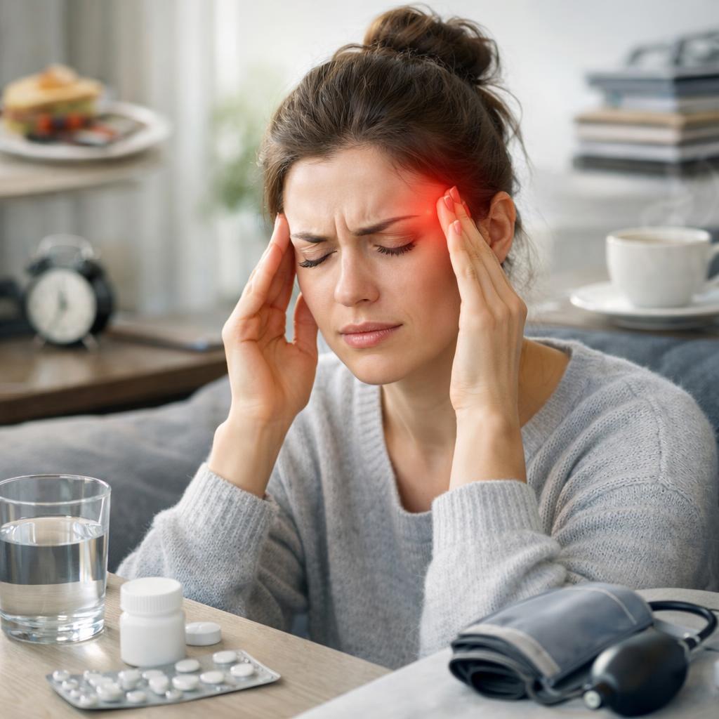 Как облегчить головную боль при мигрени