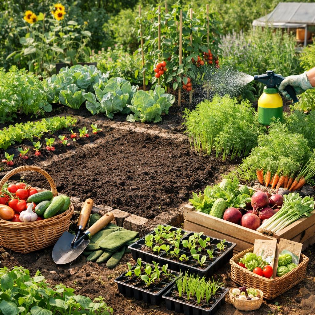 Что можно посадить на даче в июле