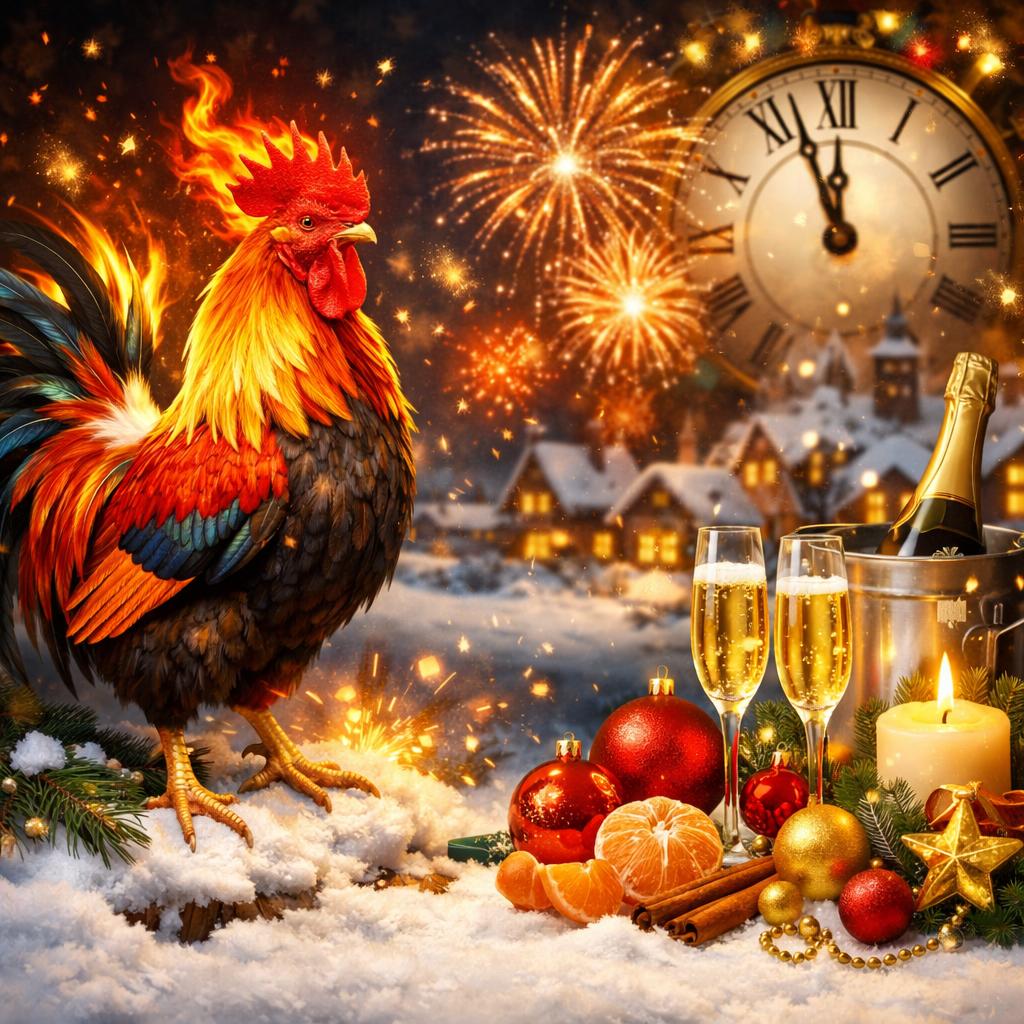 Как встречать 2017 год Огненного Петуха