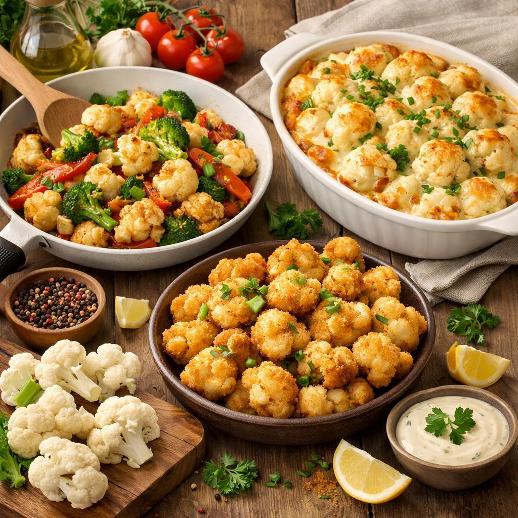 Как быстро приготовить цветную капусту: 3 простых рецепта