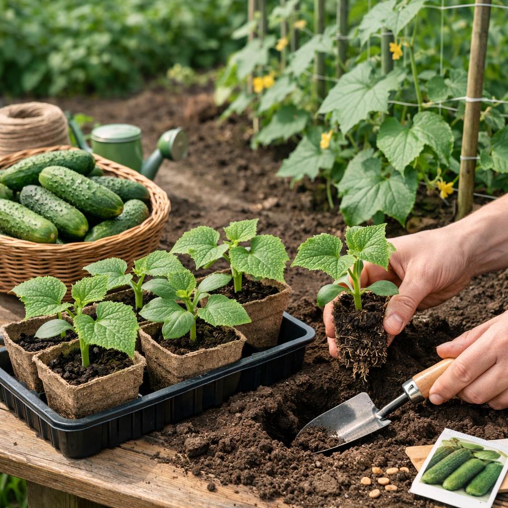 Выращиваем огурцы через рассаду, как добиться высокого урожая Выращиваем огурцы через рассаду, как добиться высокого урожая