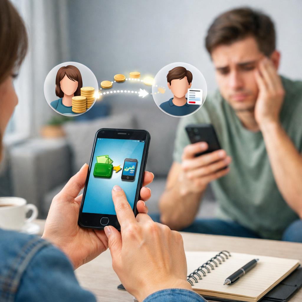 С мобильного телефона вы можете пополнить и чужой счет