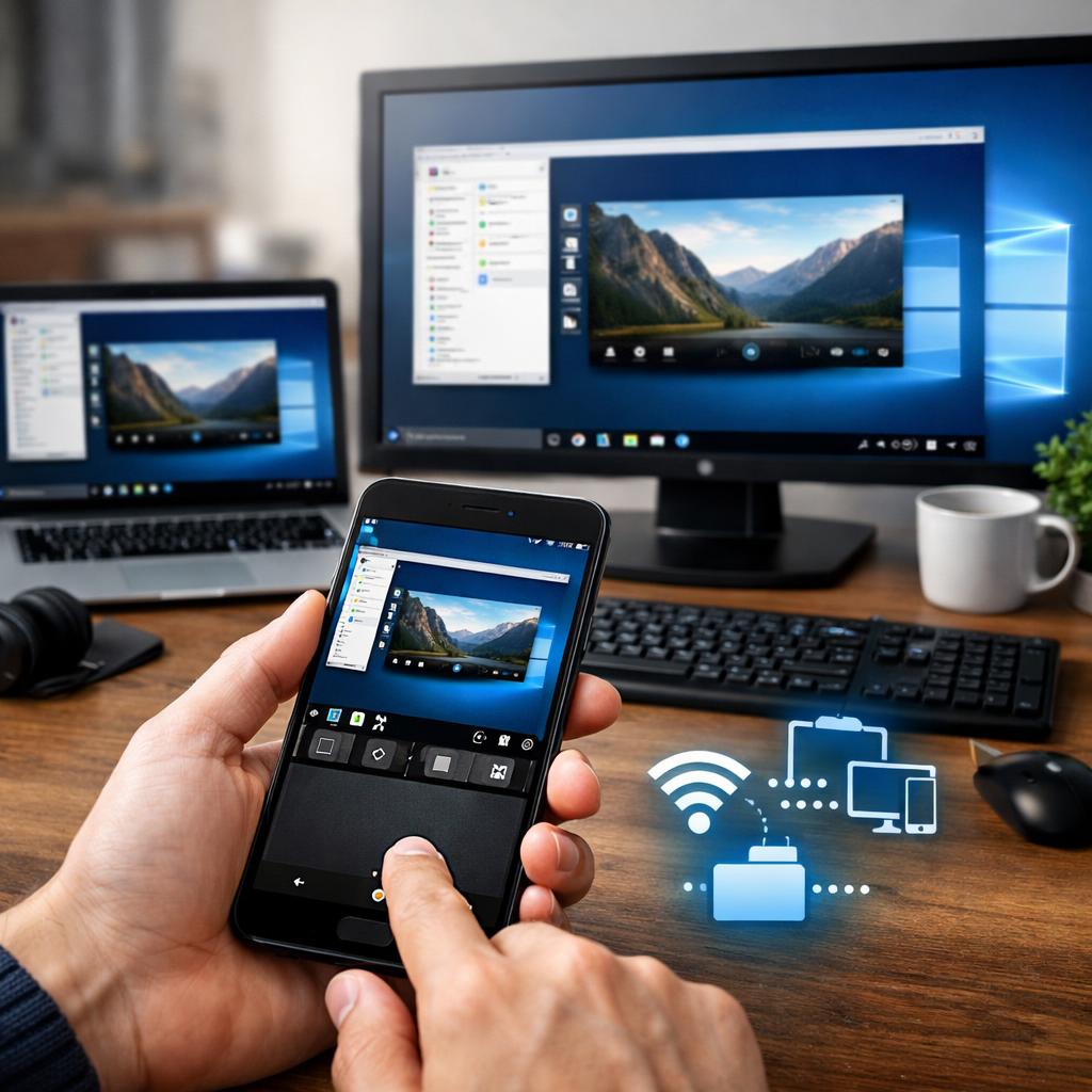 Как управлять компьютером с телефона Android
