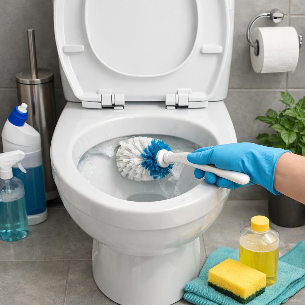 Как чистить унитаз