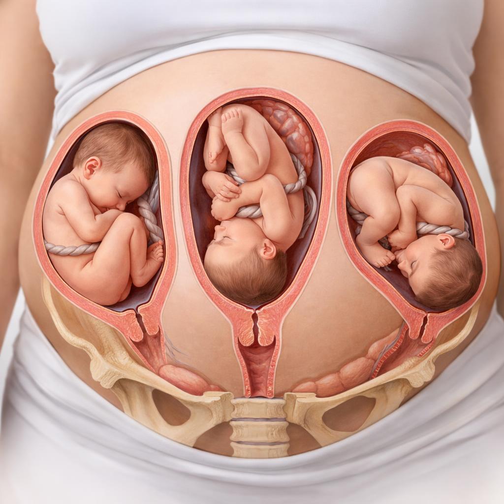 Определение положения малыша в утробе