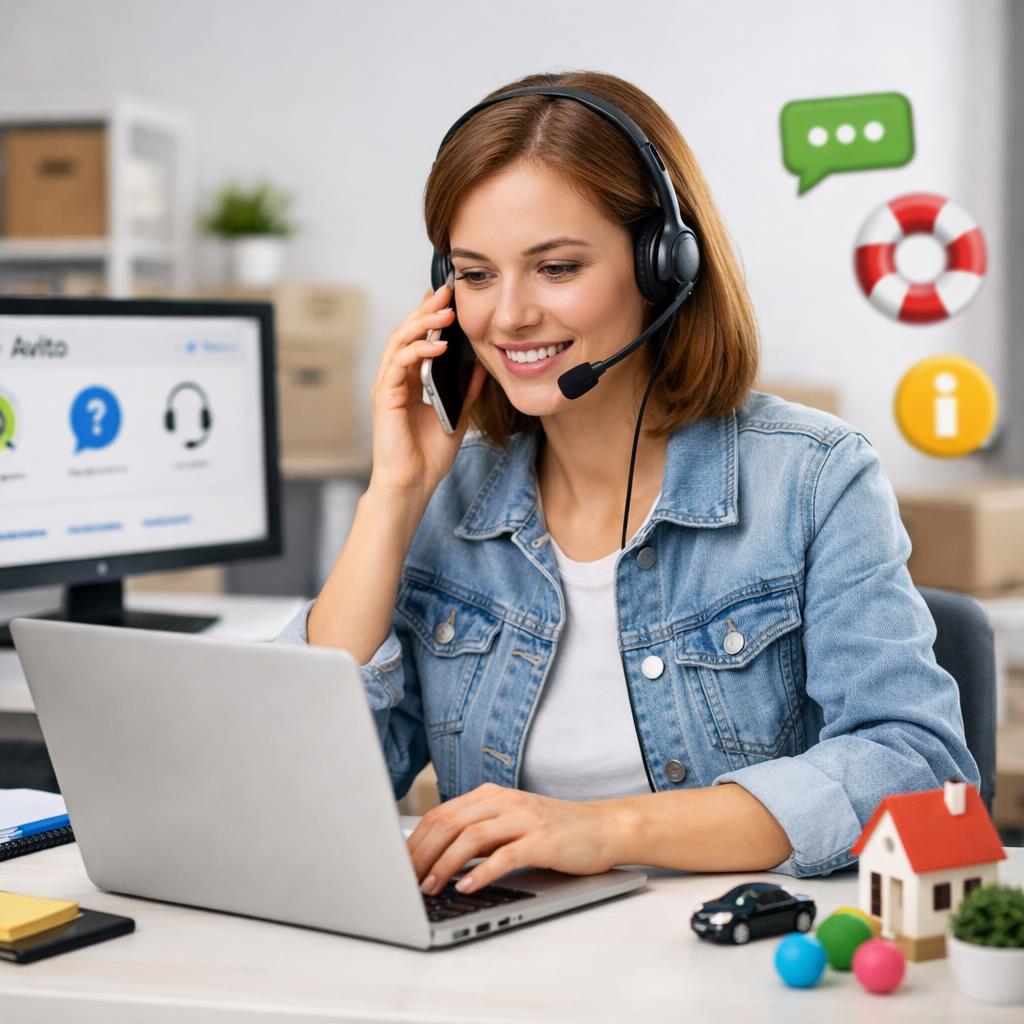 Как позвонить в службу поддержки авито