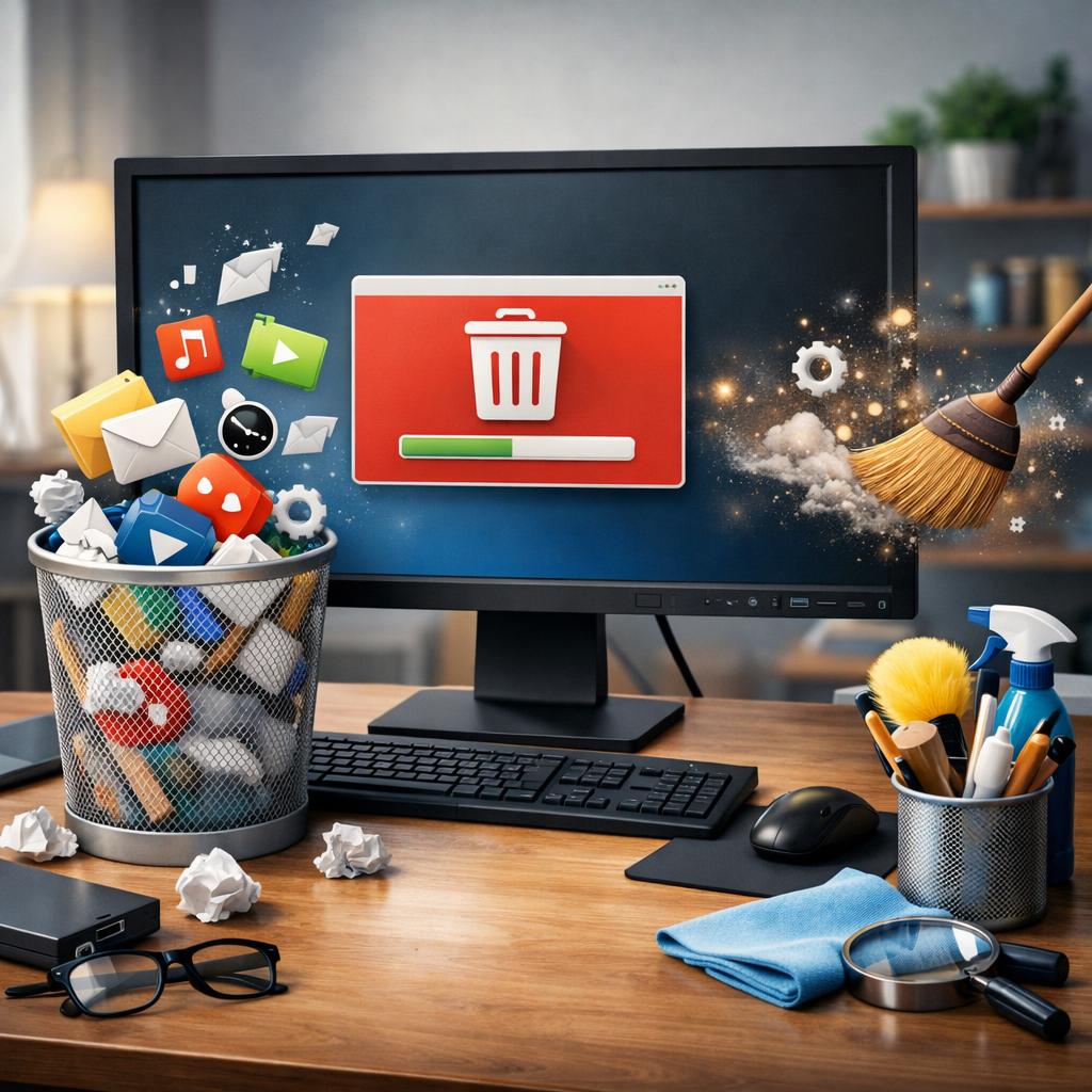 Вы можете удалить все ненужные программы с компьютера