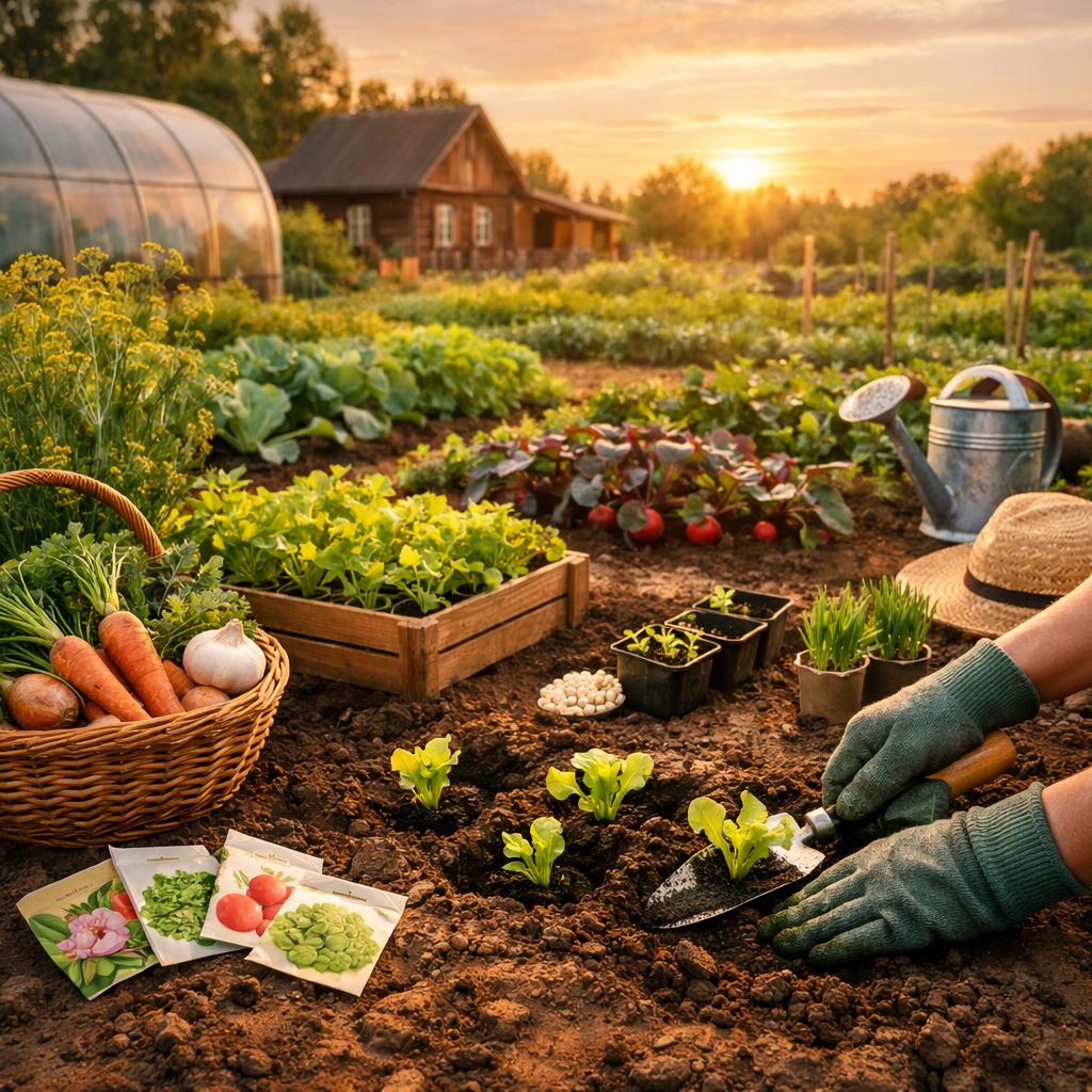 Что можно посадить на даче в августе Что можно посадить на даче в августе