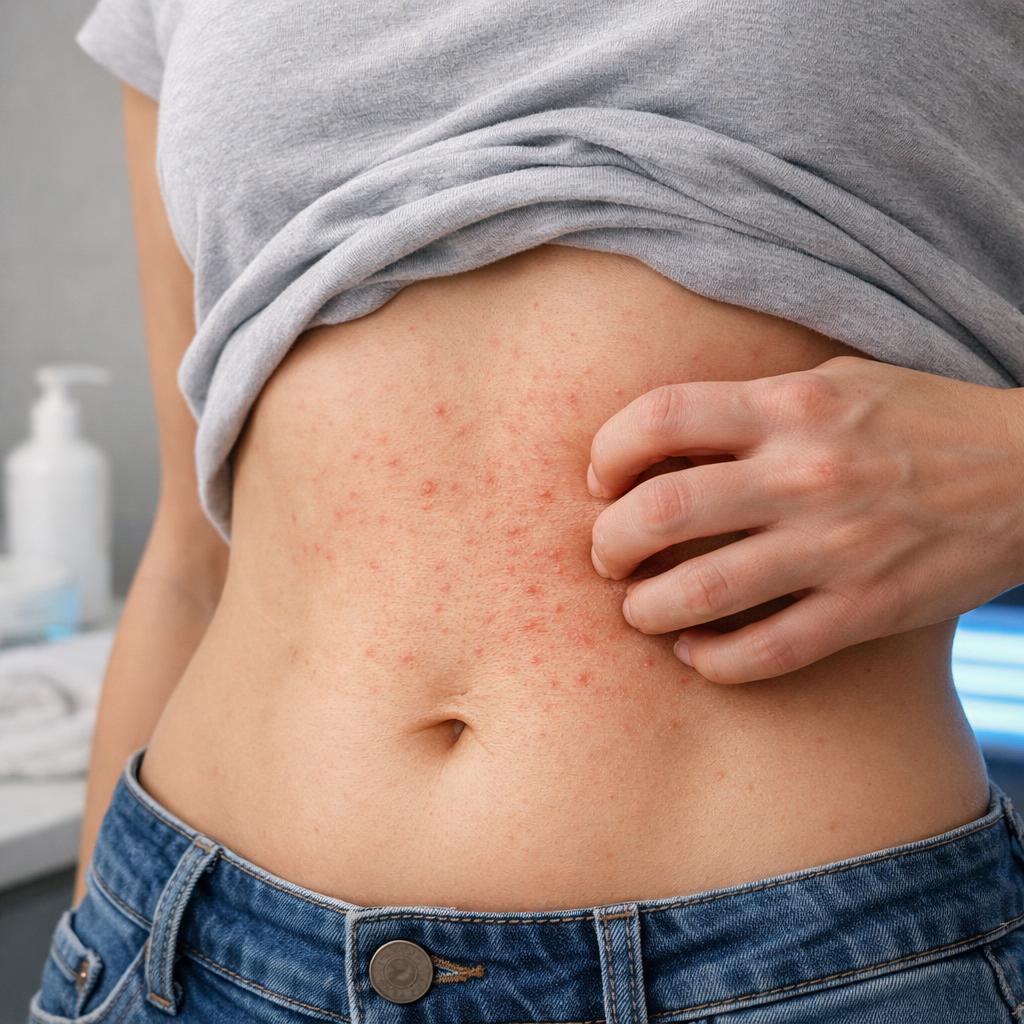  Чешется живот - что делать? Почему на животе мелкая сыпь? 