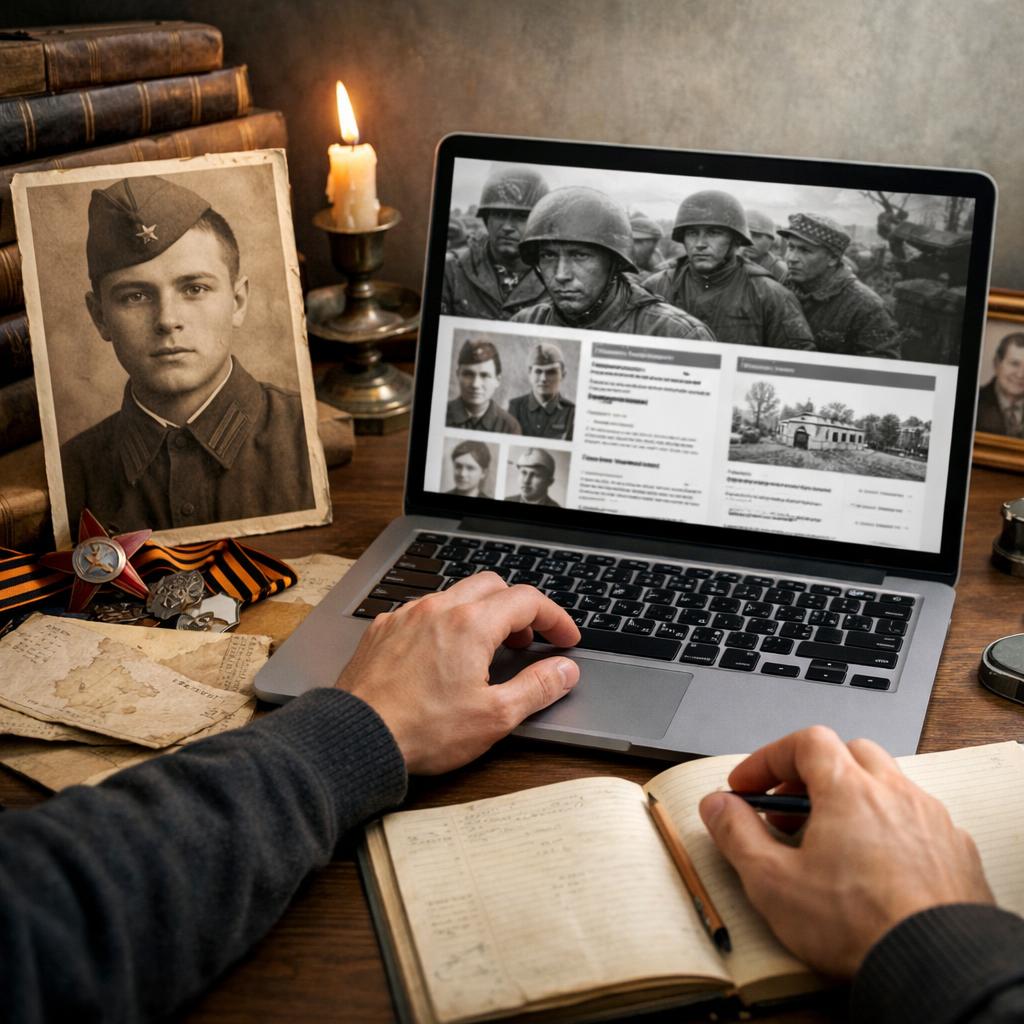 Как найти участника Великой Отечественной войны в интернете