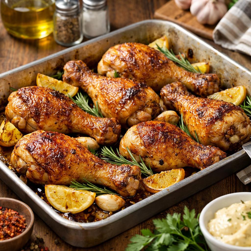 Как запечь куриные ножки в духовке с корочкой