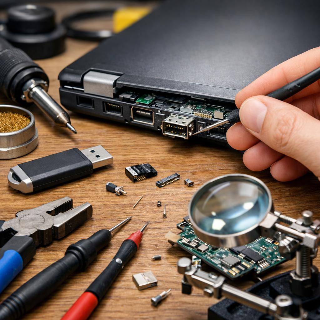 Как отремонтировать USB-порт