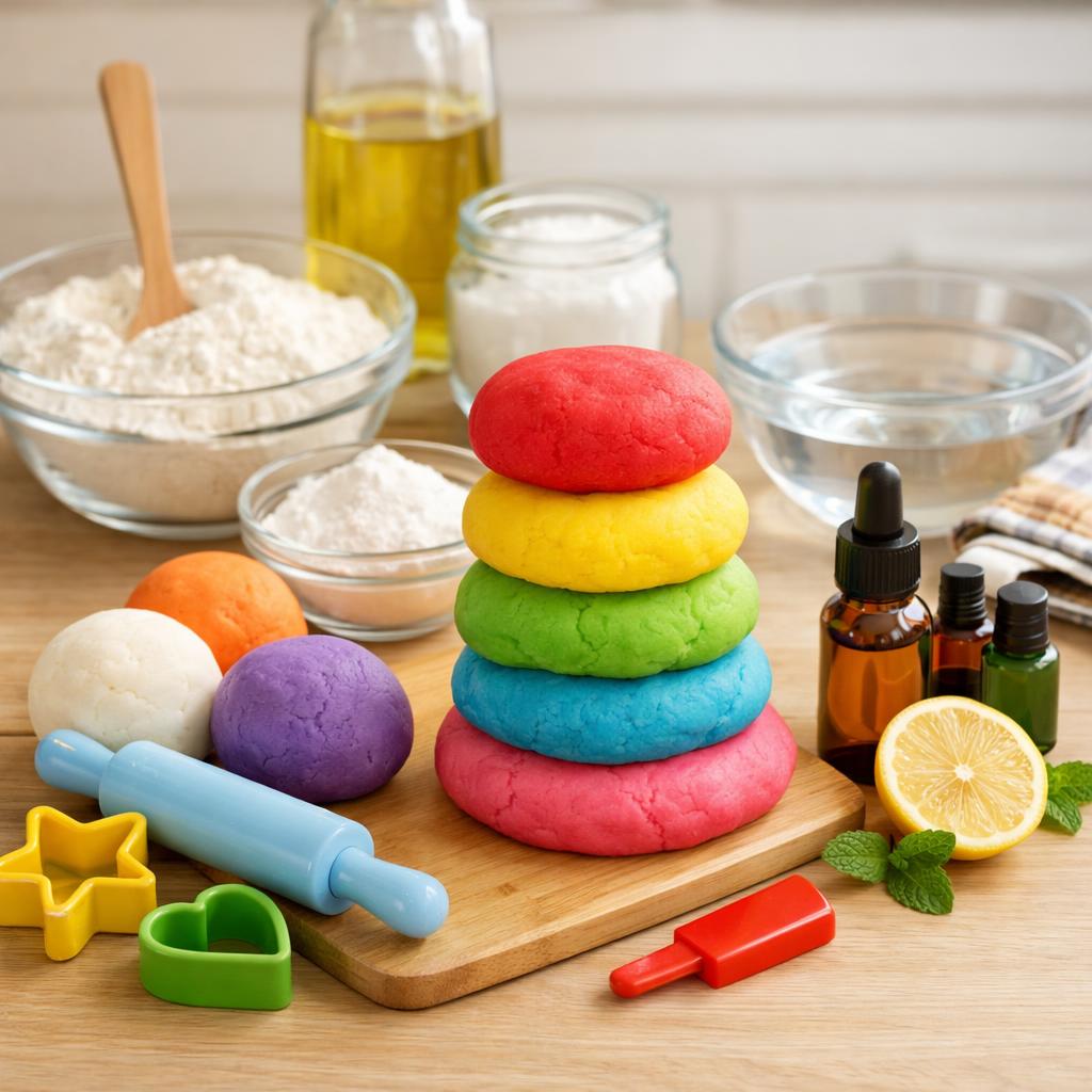 Как сделать и хранить домашний пластилин